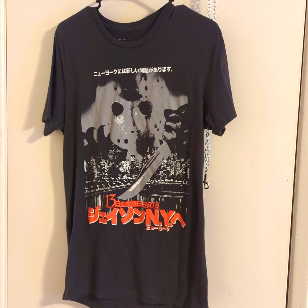 Hot Topic Friday the 13th Japanese movie poster shirt